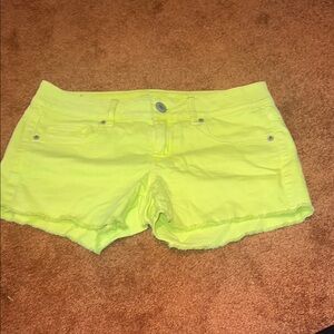 Women’s- American Eagle Outfitters Yellow Jean Shorts Modern Cut